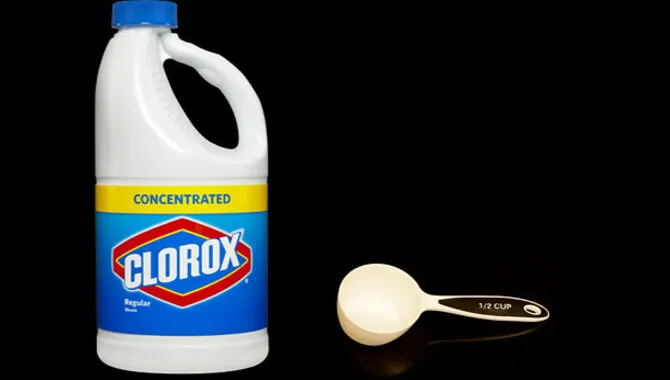 50/50 Water Clorox Bleach Mix