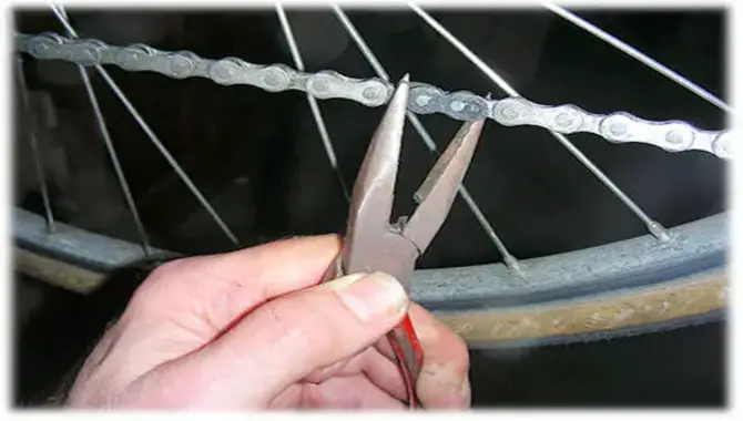 Removing The Old Bike Chain