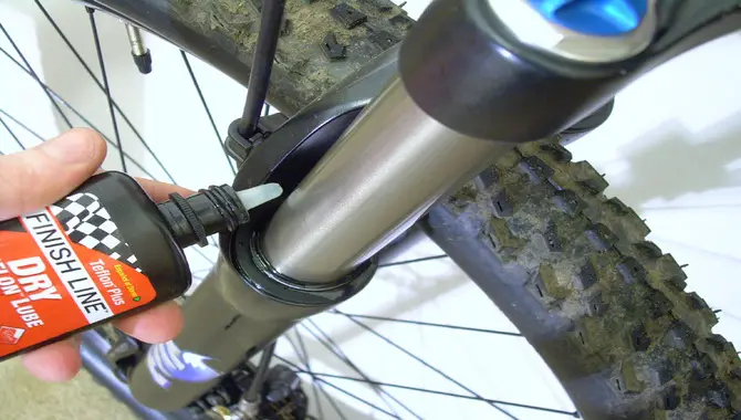 Method To Use Bike Spray On Bike Forks And Shocks To Protect And Restore The Finish