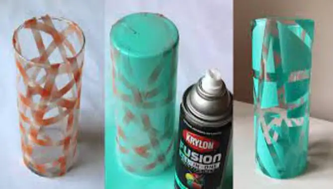 How Do You Create A Design On Spray Painted Glass
