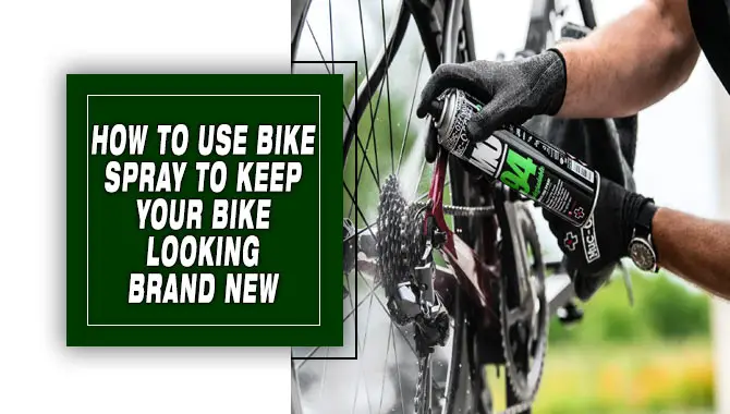 How To Use Bike Spray To Keep Your Bike Looking Brand New