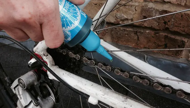 Applying Lubricant To The Chain