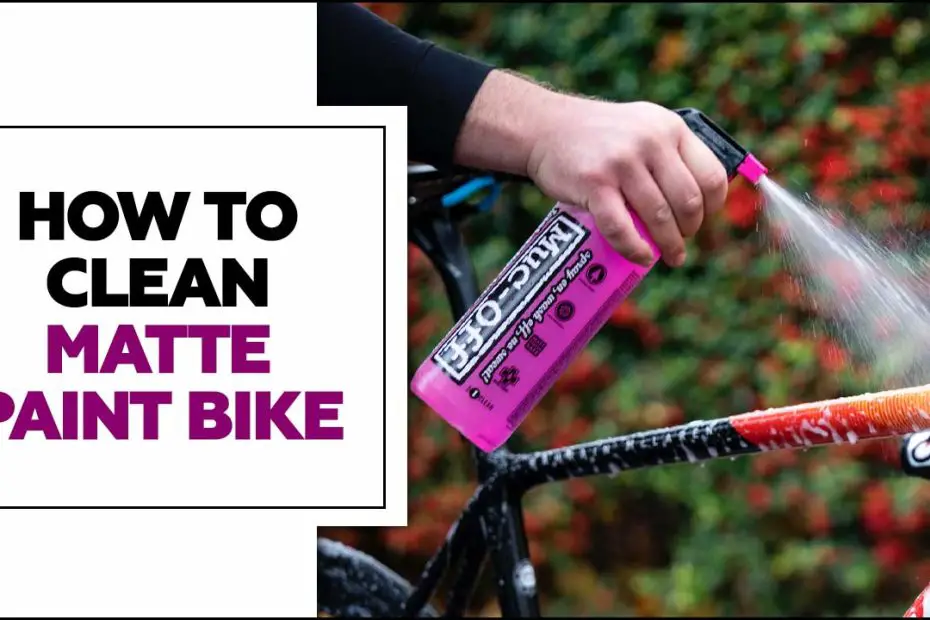 How To Clean Matte Paint Bike