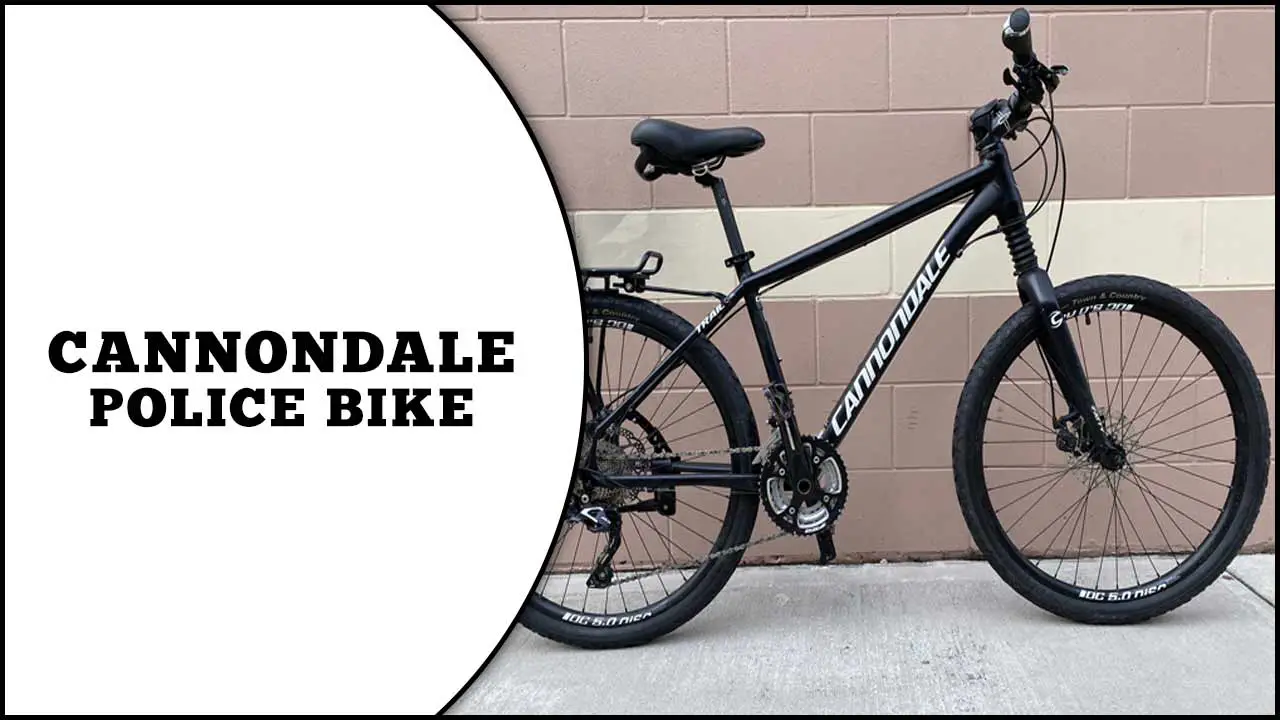 Cannondale Police Bike